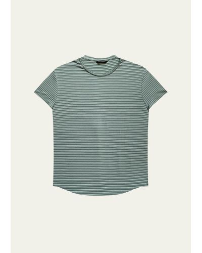 Monfrere Dann Striped T-shirt - Green