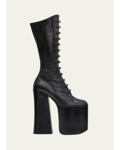 Marc Jacobs Runway Kiki Multi Buckle Boots - Black