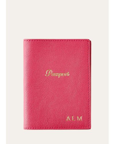 Graphic Image Passport Case - Pink