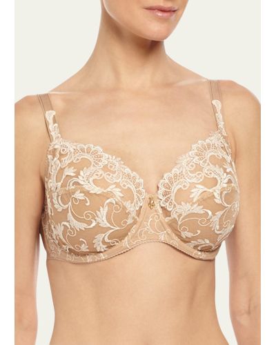 Lise Charmel Guipure Charming 3-part Full-cup Bra - Natural