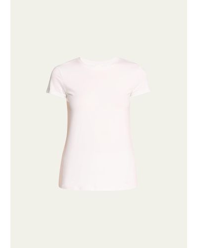 Alo Yoga Finesse Alosoft Performance Tee - Natural