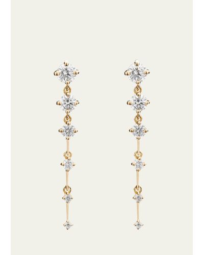Fernando Jorge Sequence Short Earrings With Diamonds - Natural