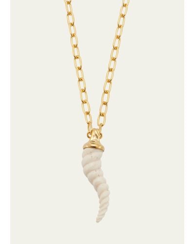 Pamela Love Stone Horn Pendant Necklace - Natural
