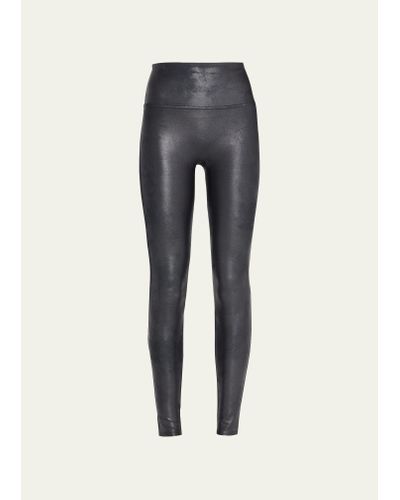 Spanx Ready-to-wowtm Faux-leather Leggings - Blue