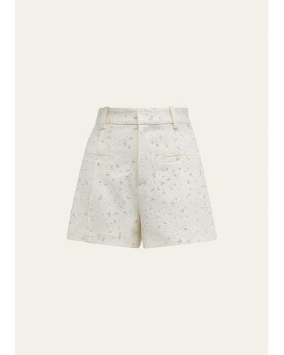 Libertine Heavy Stardust Embellished Shorts - Natural