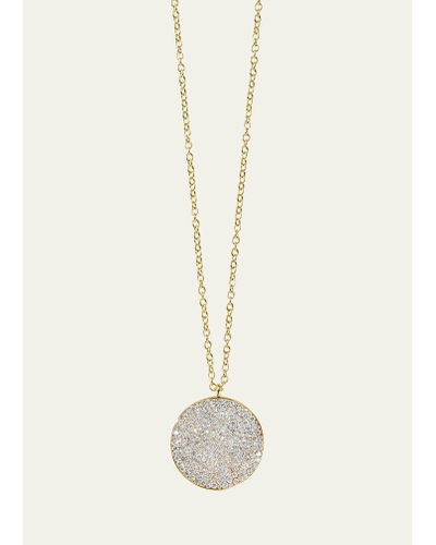 Ippolita Large Flower Pendant Necklace In 18k Gold With Diamonds - Natural