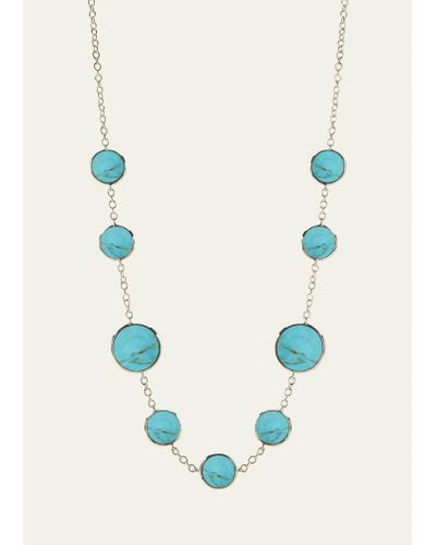 Ippolita Turquoise Slice Necklace - Blue