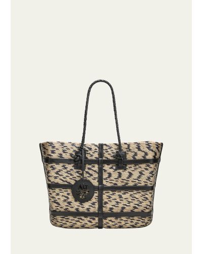 Altuzarra Watermill Caged Straw Tote Bag - Natural