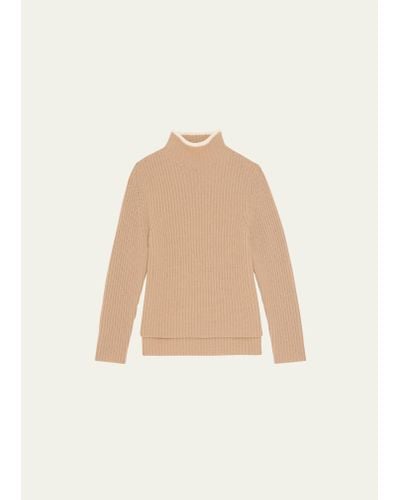 Theory Karenia Turtleneck Sweater - Natural