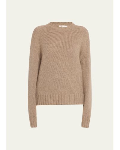 The Row Devyn Cashmere Sweater - Natural