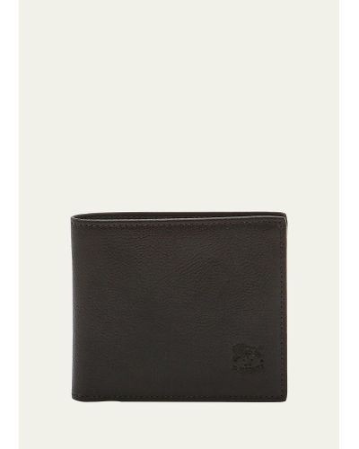 Il Bisonte Vintage Leather Wallet - Black