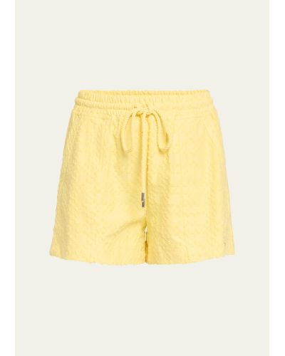 Jonathan Simkhai Danita Drawstring Shorts - Yellow