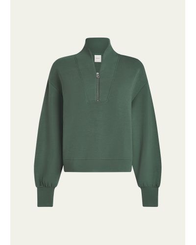 Varley Davidson Partial-zip Sweatshirt - Green