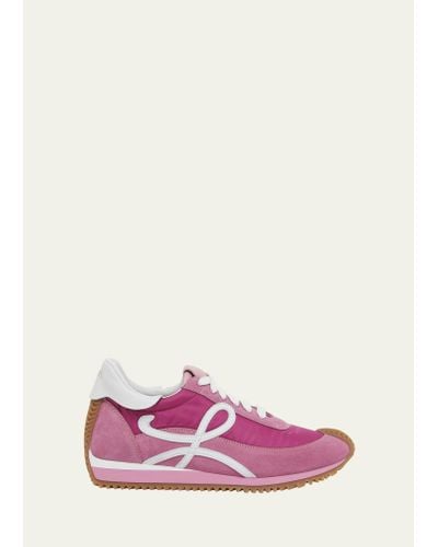 Loewe Flow Retro Runner Sneakers - Pink