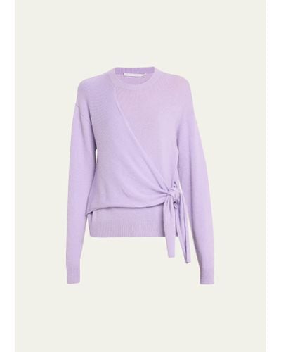 Maria McManus Knot Cashmere Sweater - Purple