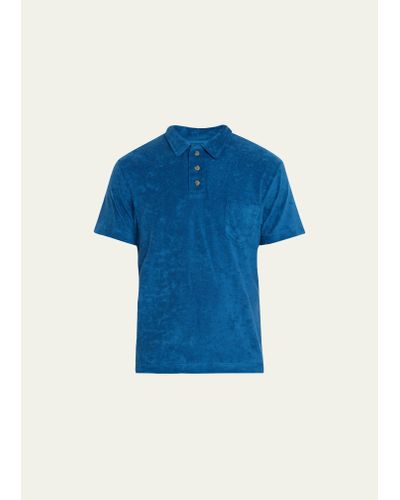 Howlin' Terry Cloth Polo Shirt - Blue