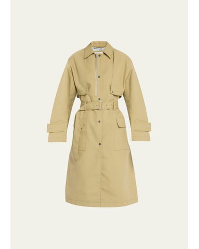 3.1 Phillip Lim Convertible Trench Coat - Natural