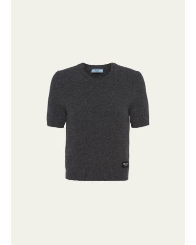 Prada Slim Cashmere Sweater - Black