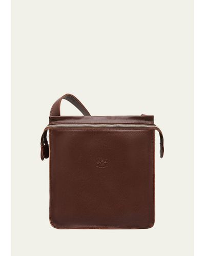 Il Bisonte Leather Crossbody Bag - Brown