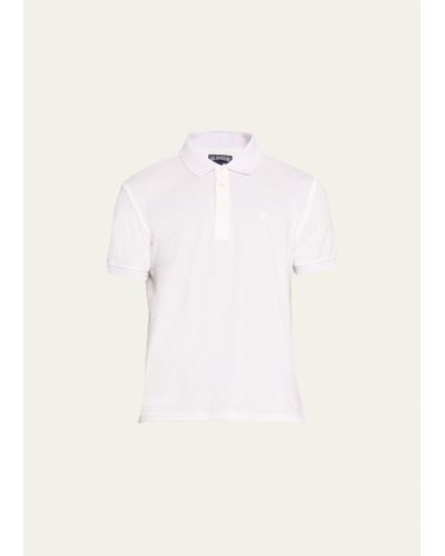 Vilebrequin Solid Terry Polo Shirt - Natural