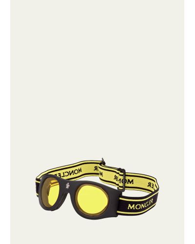 Moncler City Acetate Branded Goggles - Multicolor