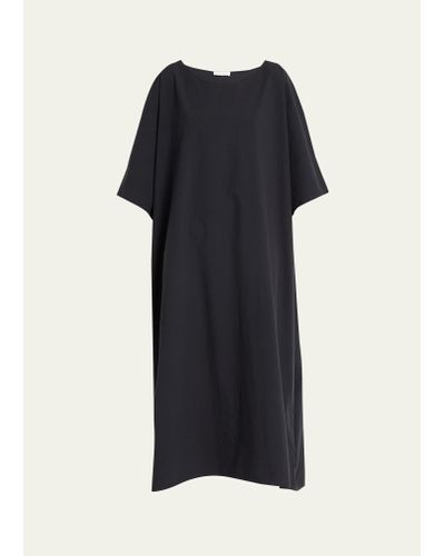 The Row Isora Oversize Maxi Dress - Black