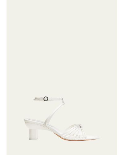 3.1 Phillip Lim Verona Strappy Caged Ankle-strap Sandals - Natural