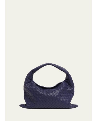 Bottega Veneta Small Hop Hobo Bag - Blue