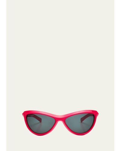Off-White c/o Virgil Abloh Atlanta Acetate Cat-eye Sunglasses - White