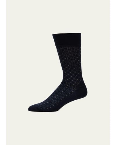 Marcoliani Mousse Of Modal Mid-calf Socks - Black