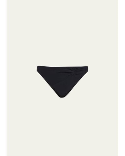 JETS Australia Jetset Twist-front Bikini Bottoms - Black