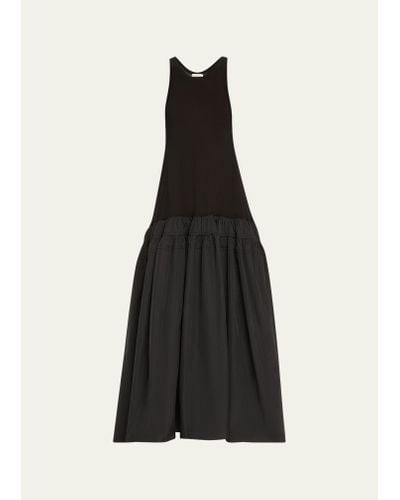 Co. Flared Maxi Dress - Black
