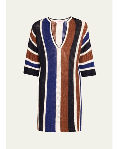 Eres Diego Striped Knit Mini Dress - Multicolor