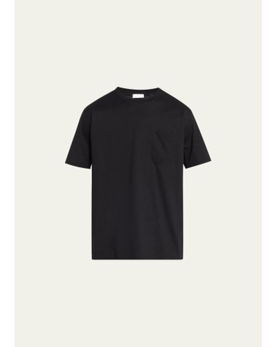 Handvaerk Pima Cotton Pocket T-shirt - Black