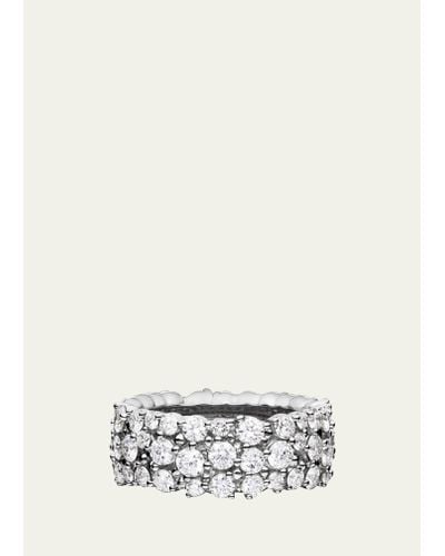 Paul Morelli 8mm Confetti Ring (18k White Gold With Diamond-4.12 Cts)