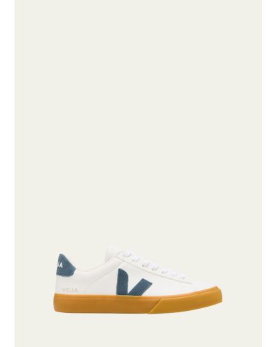Veja Campo Gum Sole Leather Low-top Sneakers - White