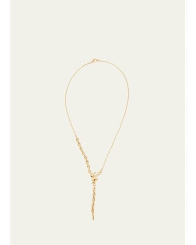 Stephen Webster Thorn Embrace 18k Gold Entwined Lariat Necklace - Natural