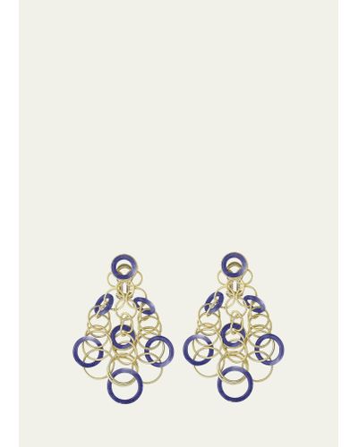 Buccellati 18k Gold Macri Classica Earrings With Diamonds - White
