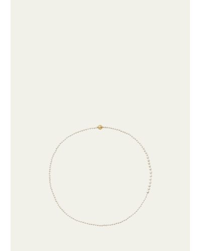 Sophie Bille Brahe Peggy Mini Graduated Freshwater Pearl-strand Necklace - Natural