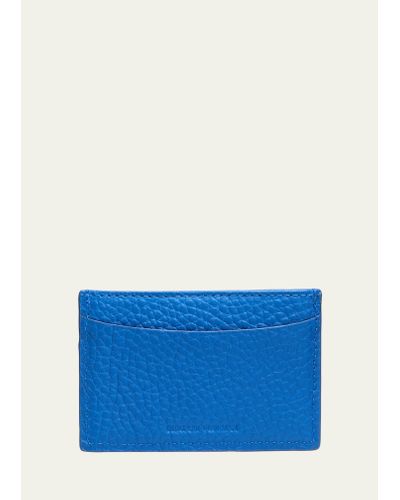 Bergdorf Goodman Leather Slim Card Case - Blue