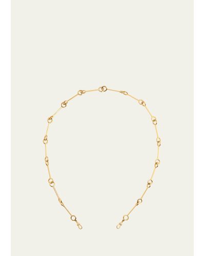 Marie Lichtenberg 18k Yellow Gold Diamond Stick Chain Necklace - Natural