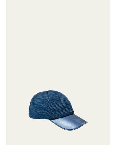 Inverni Woven Baseball Cap - Blue