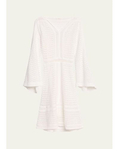 Chloé X High Summer Crochet Mini Dress - Natural