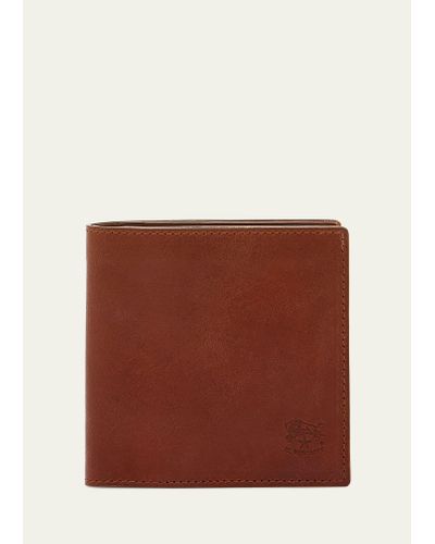 Il Bisonte Galileo Leather Bifold Wallet - Brown