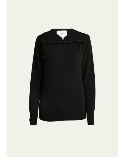 Setchu Oiran Cashmere Sweater - Black