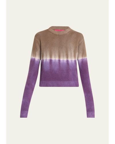 The Elder Statesman Dip-dye Cashmere Sweater - Multicolor