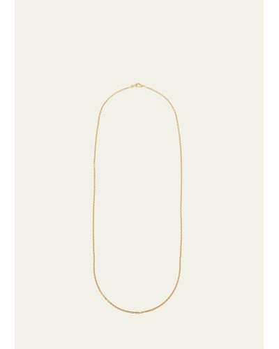 Paul Morelli Plain Meditation Bell Necklace In 18k Yellow Gold - Natural