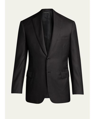 Brioni Brunico Essential Virgin Wool Two-piece Suit - Black