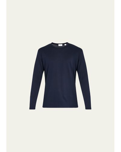 Handvaerk Pima Cotton T-shirt - Blue