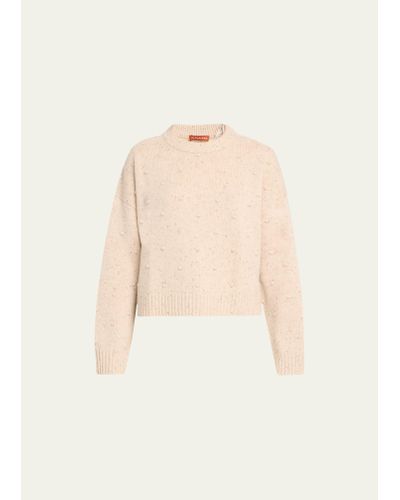 Altuzarra Melville Dotted Cashmere Sweater - Natural